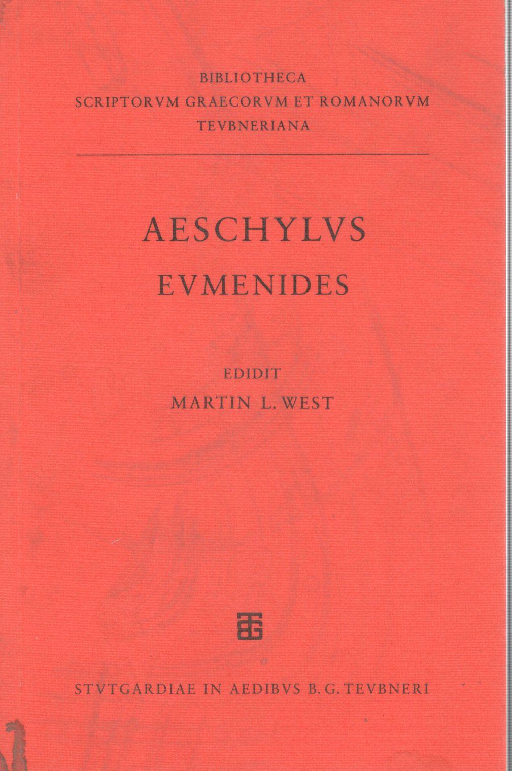 AESCHILI EUMENIDES