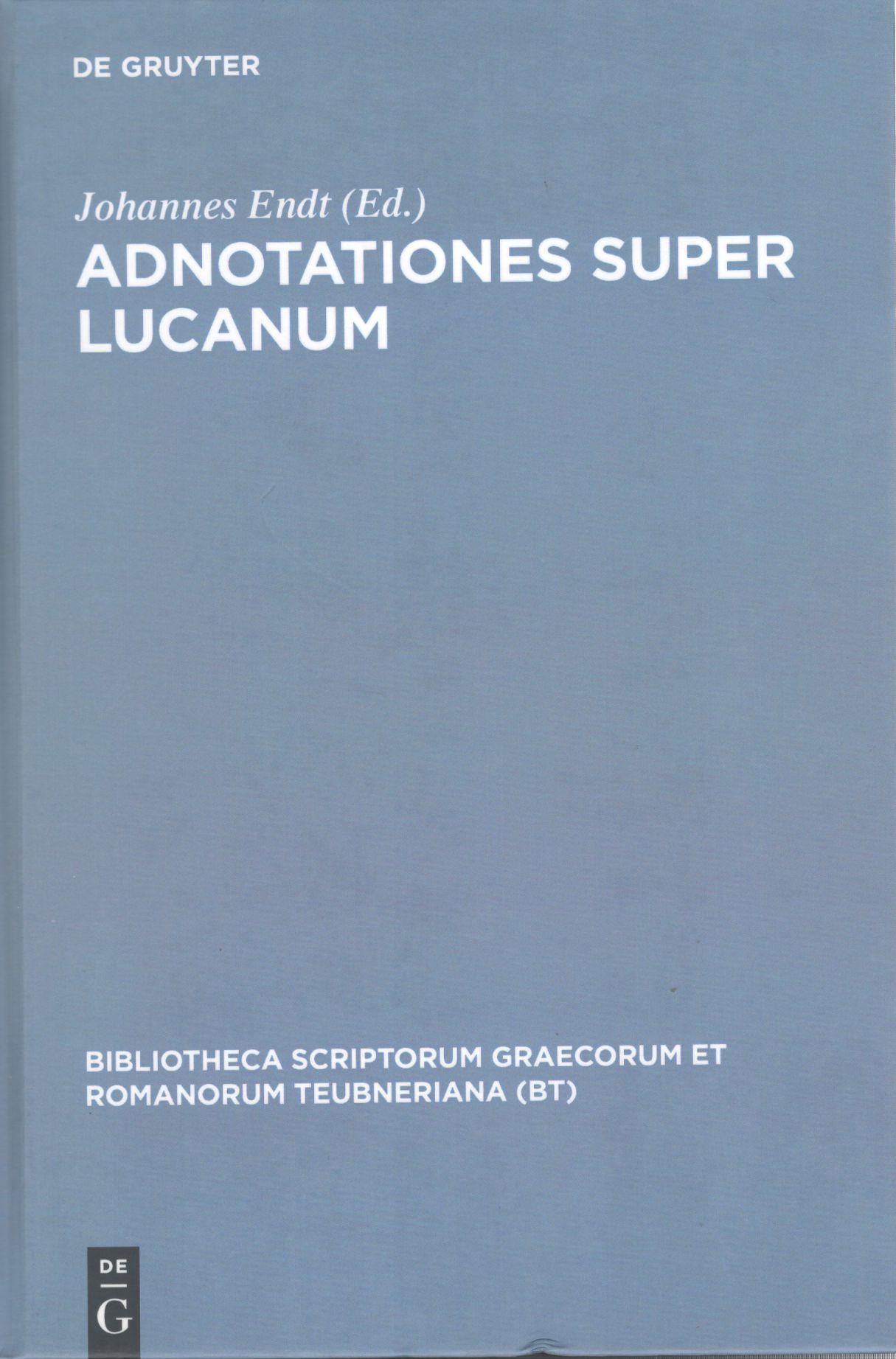 ADNOTATIONES SUPER LUCANUM