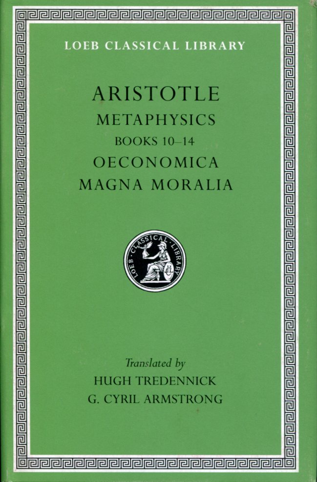 ARISTOTLE METAPHYSICS, VOLUME II