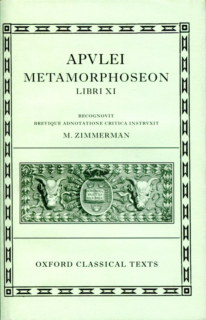 APULEIUS METAMORPHOSEON LIBRI XI