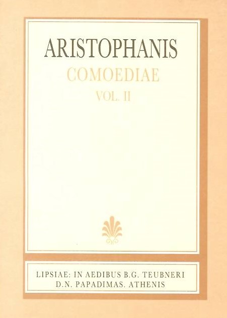 Aristophnanis, Comoediae, Vol. II [Αριστοφάνους, Κωμωδίαι, τ. Β'