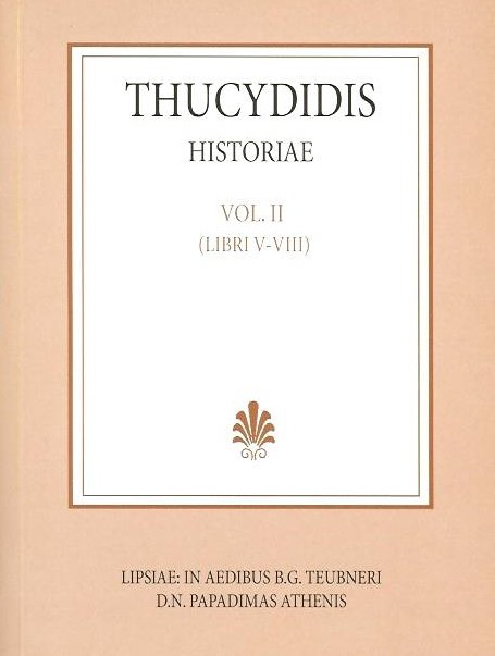 Thucydidis, Historiae, Vol. II, Libri V-VIII [Θουκυδίδου, Ιστορίαι, τ. Β