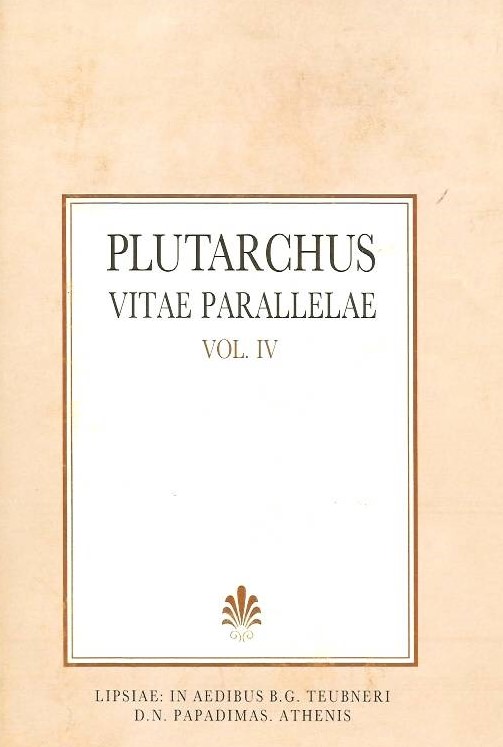 Plutarchi,Vitae Parallelae, Indices, Vol. IV, [Πλουτάρχου, Βίοι Παράλληλοι, Ευρετήριο, τ. Δ']]