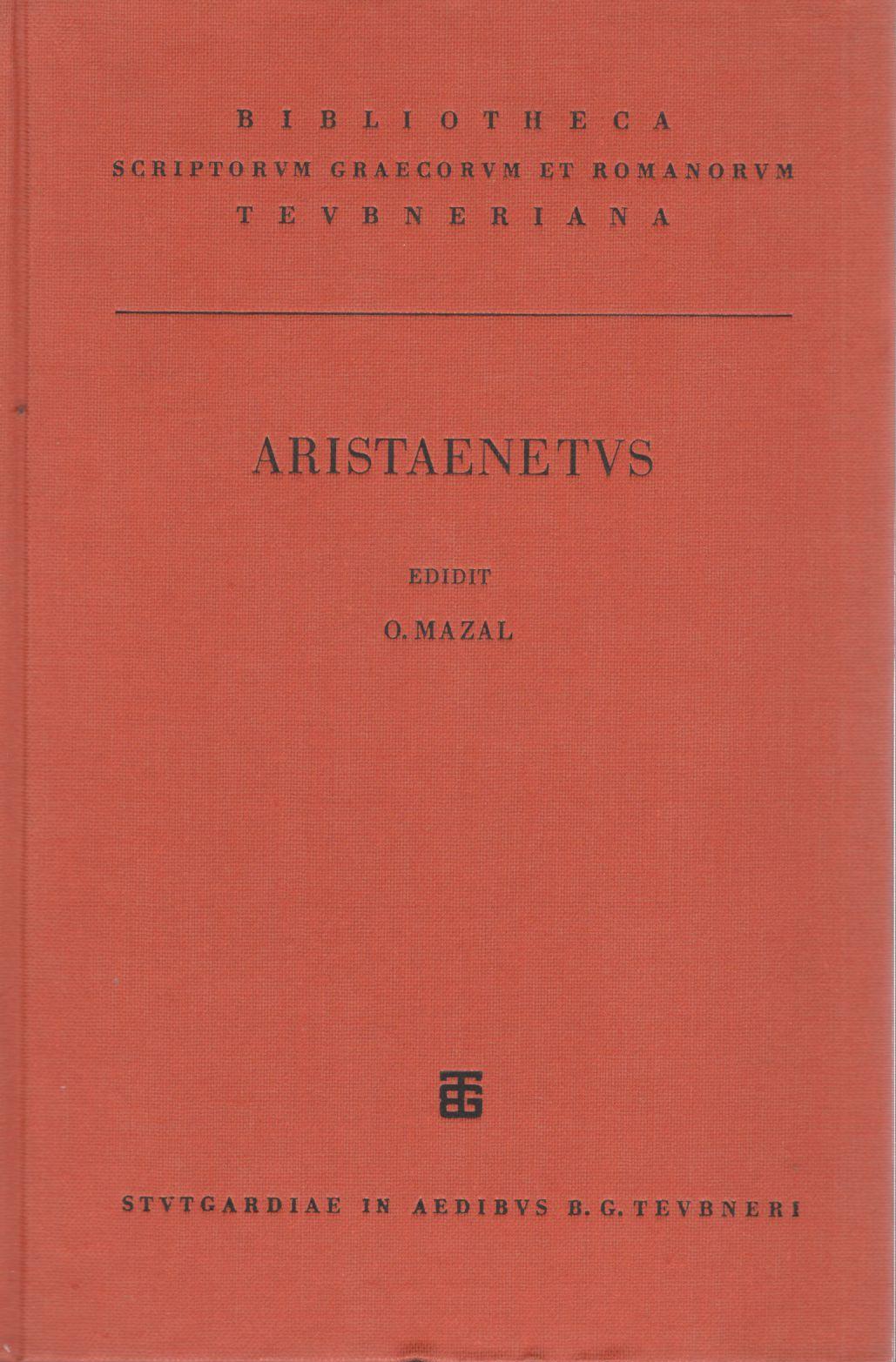 ARISTAENETI EPISTULARUM LIBRI II