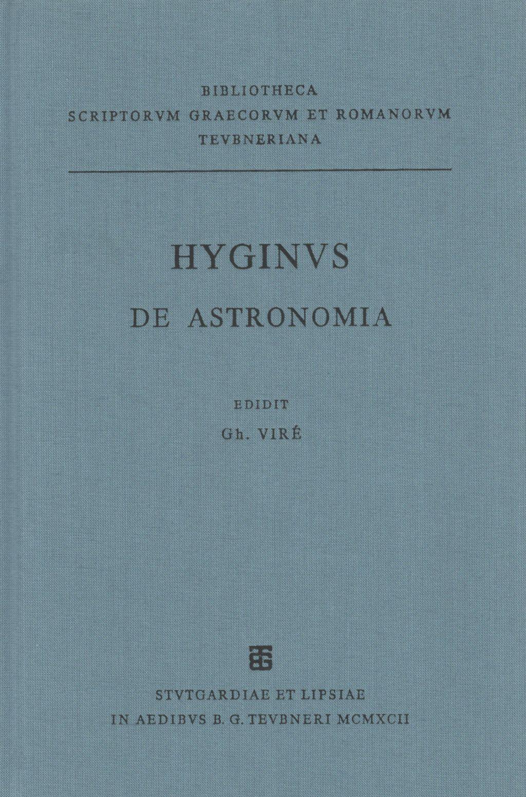 HYGINI DE ASTRONOMIA