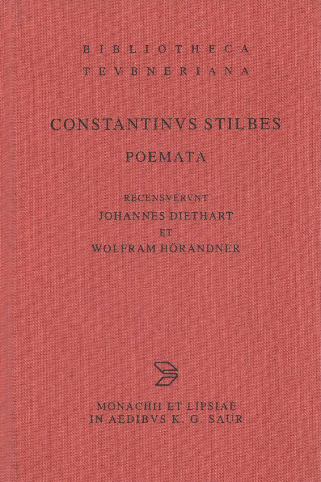 CONSTANTINUS STILBES POEMATA