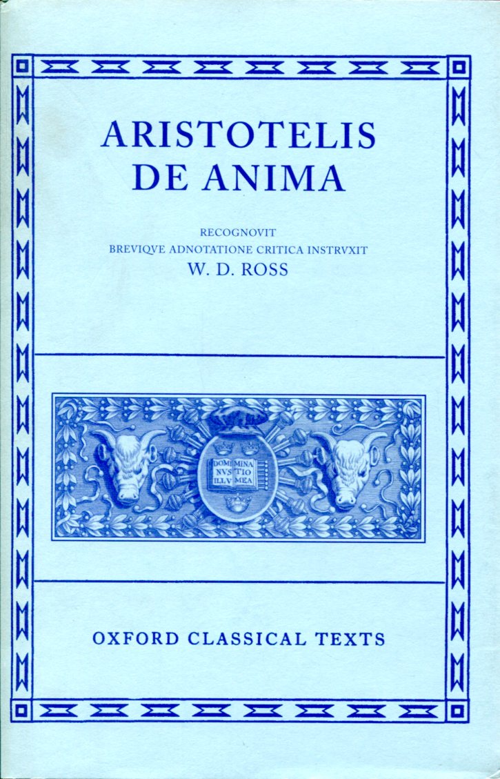 ARISTOTLE DE ANIMA