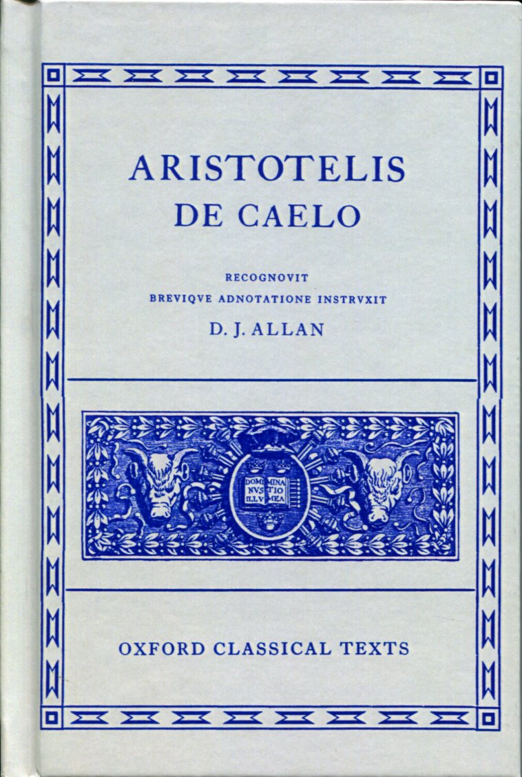 ARISTOTLE DE CAELO