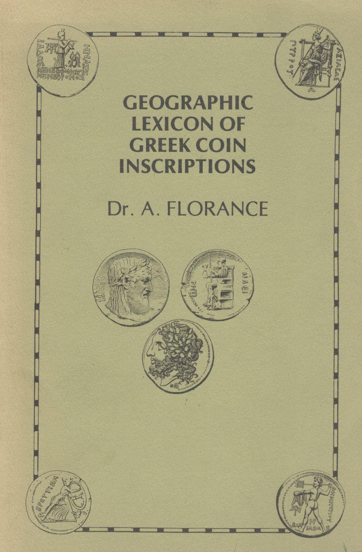 GEOGRAPHIC LEXICON OF GREEK COIN INSCRIPTIONS