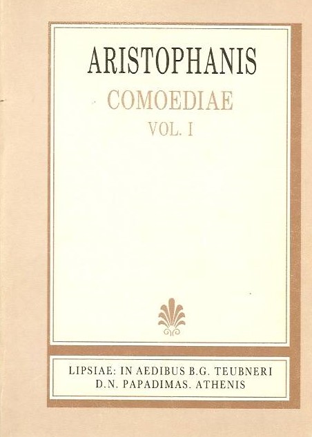 Aristophanis, Comoediae, Vol.I [Αριστοφάνους, Κωμωδίαι, τ. Α΄]