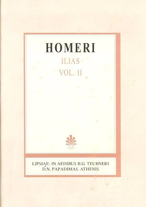 HOMERI, ILIAS, VOL. II, (ΟΜΗΡΟΥ, ΙΛΙΑΣ, ΡΑΨΩΔΙΑΙ Ν-Ω, Τ. Β